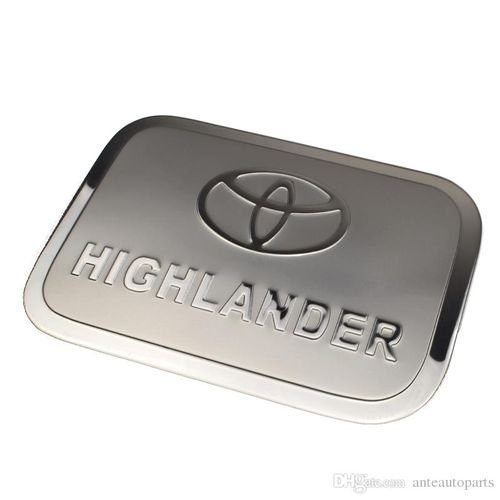 toyota highlander fuel tank cover chrome