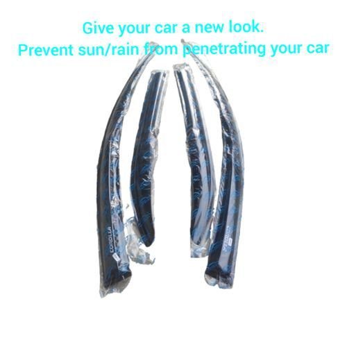 toyota corolla window visor installed 2003 to 2006