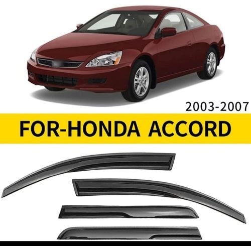honda accord window visor installed 2003 to 2007
