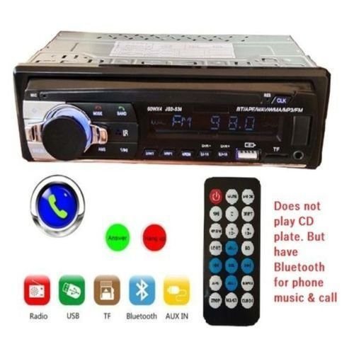 bluetooth car stereo fm radio with remote