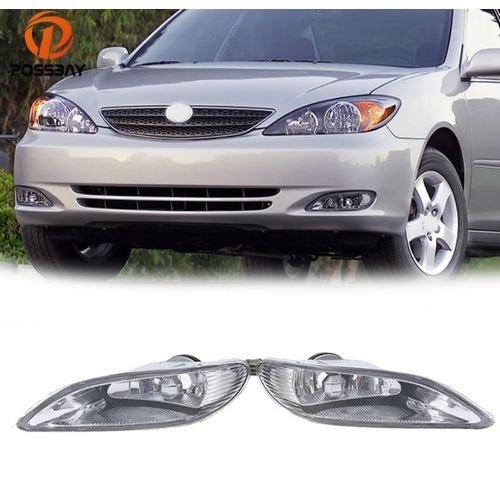 toyota camry fog lamp 2002 to 2004 installed on bumper