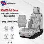 Universal Nappa Leather Car Seat Cover | Luxury 9D/10D Full Surround Design - Image 3