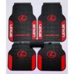 lexus foot mat red black