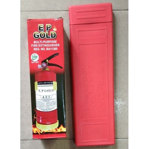 car fire extinguisher and warning triangle safety kit
