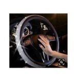 diamond steering wheel cover black