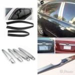 4 In 1 Camry 2007-2011 Sunshade, Door Pillar, Silver Door Handle Cover, Booth Chrome