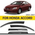 honda accord window visor installed 2003 to 2007