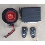 Universal Car Security Alarm System+2 Key Remote Controls Shock Sensor