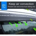 Toyota Corolla Window Visor 2003–2006 | Rain & Sun Guard for Windows - Image 2