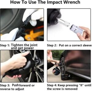 DC 12V Electric Hydraulic Car Jack 5-in-1 Car Jack Set with Impact Wrench for All Cars Use – 12 Months Warranty - Image 4