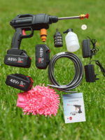 portable pressure washer with 3 batteries