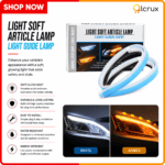 White yellow LED guide lamp