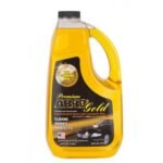 premium gold car wash with carnauba wax bottle