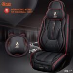 HORSE 5 seater car seat covers full set installed in vehicle interior