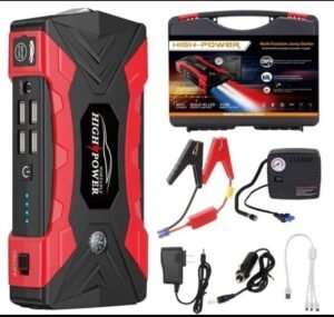 Car Jump Starter Cable & Power Bank - 50800mAH - Torch Light - Image 2