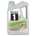 Mobil 1 0W-20 Advanced Fuel Synthetic Motor Oil 5 Qtrs.