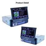 car dvd player with bluetooth usb and sd card installed in dashboard