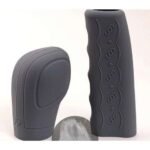 Gear Shift Knob Cover + Hand Brake Cover Gray