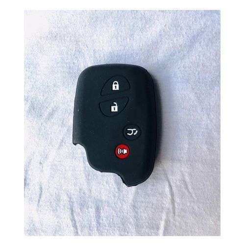 lex-key-shell.jpg 4 Button Black Lexus Silicon Remote Shell Case Cover/protector - Image 1
