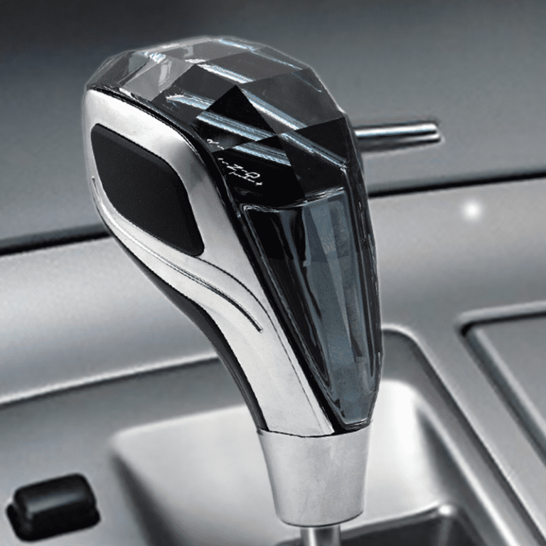 led gear shift knob crystal
