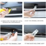 car door welcome light for night