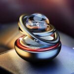 Solar-powered car air freshener design
