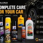 "Complete car cleaning kit including tyre polish, foam cleaner, dashboard polish and car wash – Alcrux Nigeria"