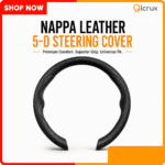 nappa leather steering wheel cover