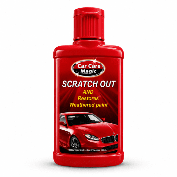 Scratch Out car care product.
