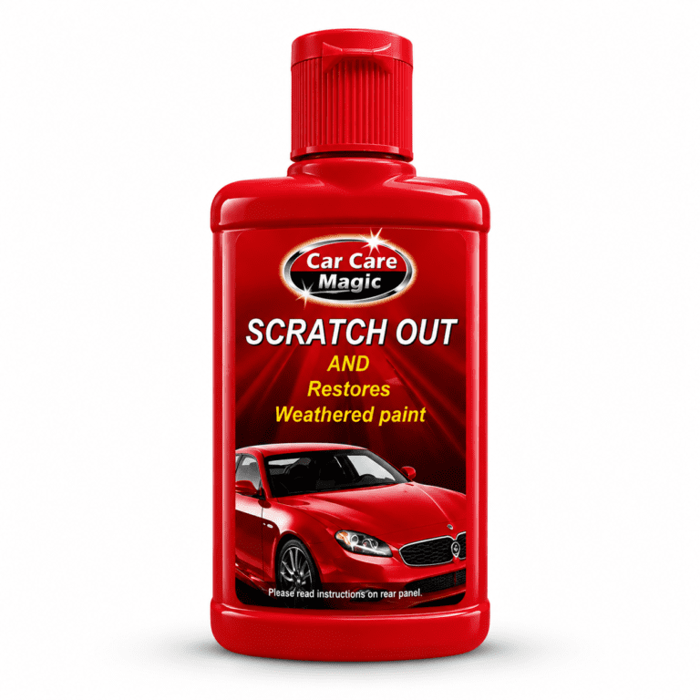 Scratch Out car care product.