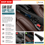 Universal car seat gap filler