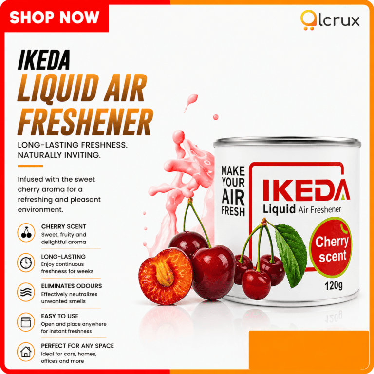 Ikeda Liquid Air Freshener Cherry Scent 120g Long Lasting Car Air Freshener