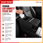 Luxury center console armrest cover
