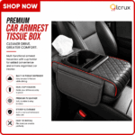 Universal car armrest organizer