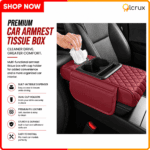 Nappa leather car armrest pad