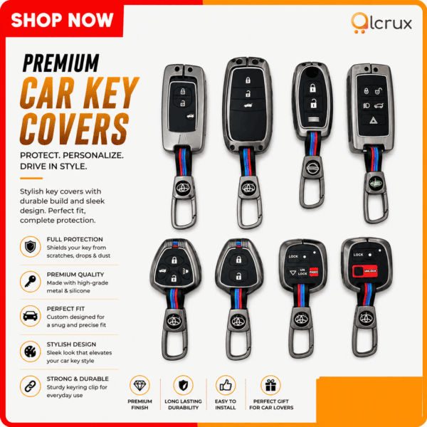 Premium metallic remote holder