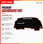 Honda Civic 2007 dashboard cover