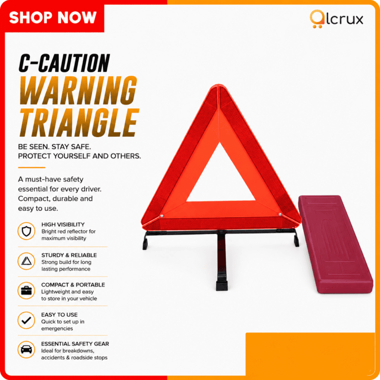 Caution warning triangle sign