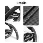 Universal carbon fiber steering cover