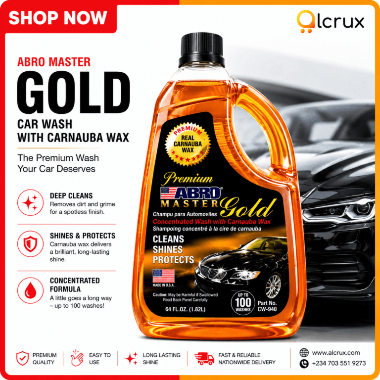 ABRO Master Gold car wash