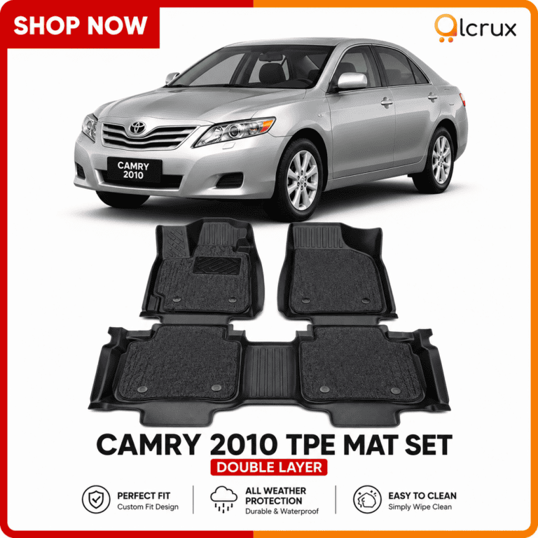 Toyota Camry 2010 double layer TPE floor mat set
