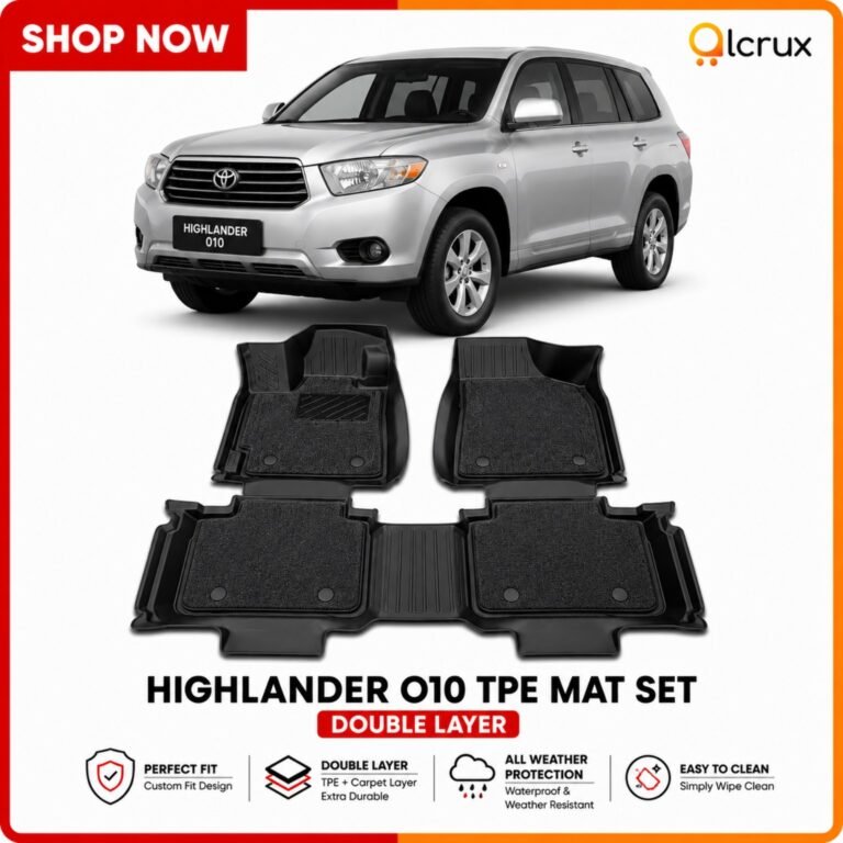 Toyota Highlander 2010 TPE floor mat set