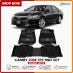 Toyota Camry 2014 double layer TPE floor mat set