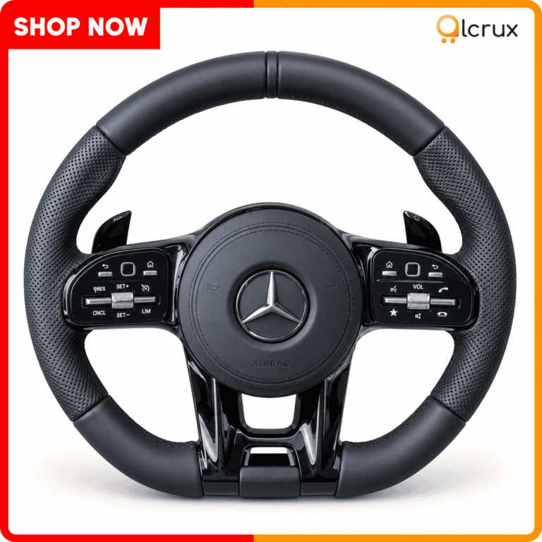 Mercedes-Benz premium black steering wheel