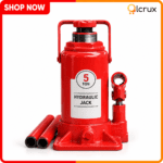 5-ton red hydraulic bottle jack
