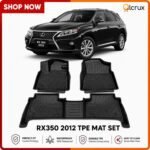 Lexus RX 350 2012 TPE floor mat set